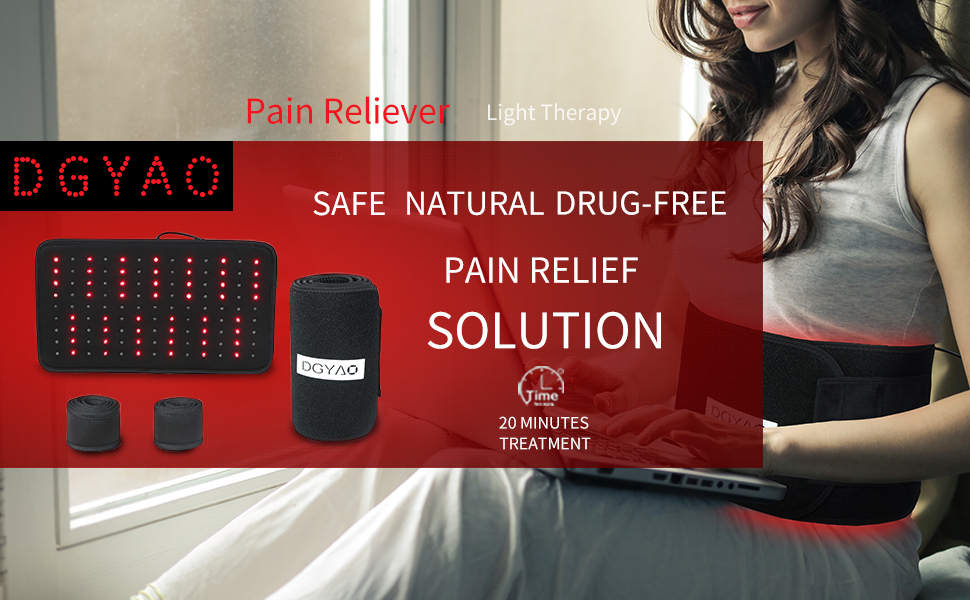 infrared light therapy at home DGYAO Red & Infrared Light Therapy Device
