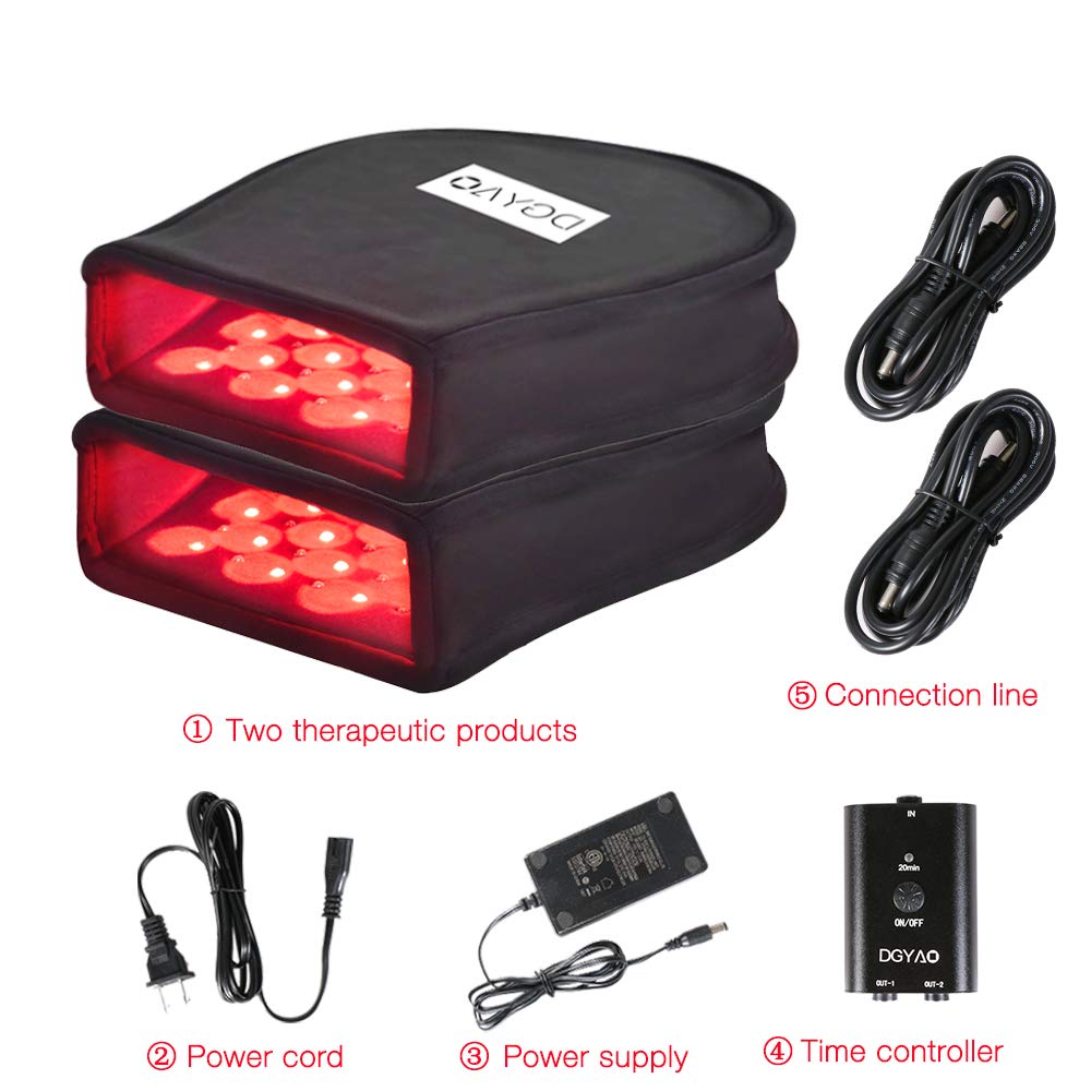 DGYAO Red & Infrared Light Therapy Device – Lower Back Pain Relief