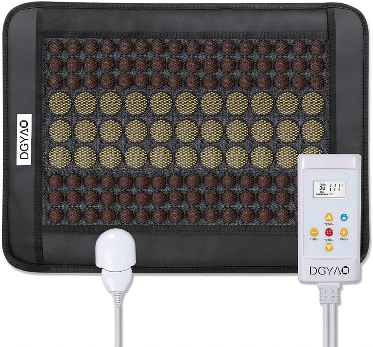 dgyao® Far Infrared Tourmaline Heating Pad for Back Pain Relief