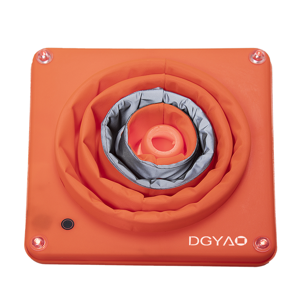 DGYAO Collapsible Roadside Emergency Cone with Reflective Strips & Flashing Red Strobe Light, Portable Retractable Warning Triangle Safety Kit for Car Breakdown, Truck, SUV - Image 3